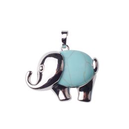 car dvr Pendant Necklaces Alloy Elephant Gemstone Men And Women Old Year Easter Gifts Fashion Valentines Day Gift Necklace Drop Delivery Jew Dhjpg
