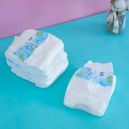 Dog Apparel 10Pcs Disposable Pet Diapers For Teddy Female Leakproof Nappies Super Absorption Menstrual Physiological Pants