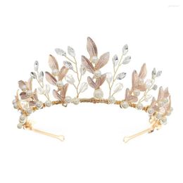 Headpieces Woman Crystal Tiaras Wedding Crown Hair Jewellery Bridal Headpiece Pearl Hairband Bride Crowns Accessories