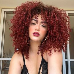 Wig female short curly hair explosive head chemical Fibre headgear small curly wig 230301