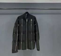 Men's Jackets R1283 Fashion Men's Coats & 2023 Runway Luxury European Design Party Style Clothing