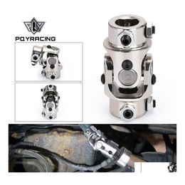 car dvr Universal Joints Parts Pqy 3/4 Dd X Nickel Plating Single Steering Shaft U Joint Total Length 8M 31/4 Pqysjs01 Drop Delivery Mobil Dhter
