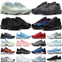 Black White Running Shoes Plus 3 Terrascape Triple 2023 Men Women Unity Atlanta Hyper Sky Blue Fury Jade Mint Green Mens Sports