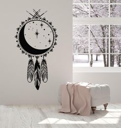 Wall Stickers High-quality Moon Stars Night Ethnic Dream Catcher Decals Home Decoration Art Bm13