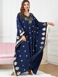 Ethnic Clothing Morocco Party Dress Muslim Women Abaya Prayer Caftan Batwing Sleeve Robe India Maxi Abayas Dubai Turkey Longue Vestidos