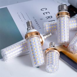 3-Color- Dimmable Muifa Candle Bulbs E27 E26 B22 E14 12W 16W SMD2835 Led Bulb Corn 110V 220V 230V Save Energy Warm LEDs Corn Lamps crestech168