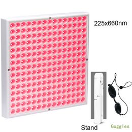 45W Grow Lights Panel Switch on/off 660nm Red Light Therapy 850nm Near Infrared Lamp for Skin and Pain Relief Red Grow Lamps