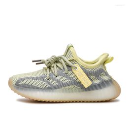 Athletic Shoes 2023 Boys Fashion Knitting Sneakers Street High Quality Children Sports 60128Running Soft Bottom Anti-slip For Walkings