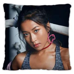 Pillow The Voice Of China Jieke Junyi Pillowcase Pretty Scholar Yu Lexuan Same Paragraph Star Po Poster Cover Souvenir Decor