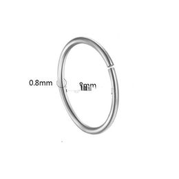 Wholesale Diamond anti allergy stainless steel nose ring stud Screws rose ball Piercing rings women Jewellery will and dandy gift