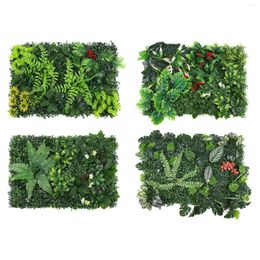 Decorative Flowers Faux Green Wall Panels DIY Accessories Greenery Backdrop For Wedding Centerpieces Arrangements Restaurant Birthday Indoor