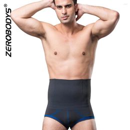 Underpants High Quality Men Waist Slim Body Pants Tummy Control Brief Slimming Bamboo Fiber Anti Rolling Lift Man