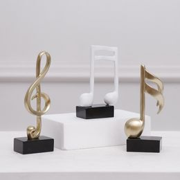 Decorative Objects Figurines Modern simple music Cup staff notes piano ornaments home decoration room crafts and gifts Desk Ornaments Figurine 230228