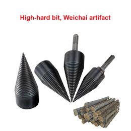 Professional Drill Bits 1pcs Firewood Bit 32mm 42mm High Speed Twist Wood Splitter Screw Cones Splitting Tools