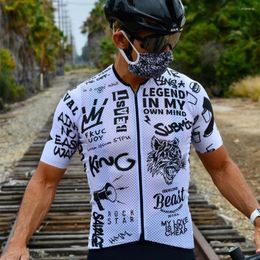 Racing Jackets Men's Cycling Jersey Maillot Short Sleeve Breathable Sweatshirt Love The Pain Summer Road Bike MTB Endurance Riding Race