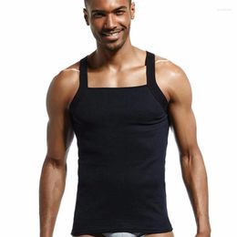 Men's Tank Tops Men's Fashion Vest Home Sleep Casual Men Colete Cotton Top Solid Tee Sexy Clothes Sleeveless Garment