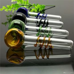 Colored wire glass pipe Wholesale Bongs Oil Burner Pipes Water Pipes Glass Pipe Oil Rigs Smoking