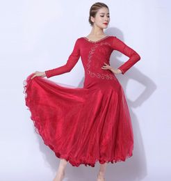 Stage Wear Ballroom Dress Long Dance For Women Waltz Standard COSTUMES 2023