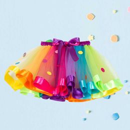 Skirts Party Rainbow Tutu Skirt Rainbow Tutu Party Gauze Skirt Tutu Skirt Rainbow Tulle Skirt Party Gauze Skirt Tutu Skirt T230301