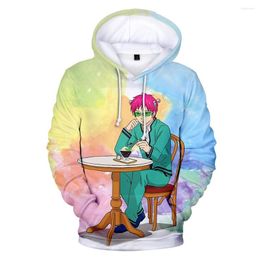 Men's Hoodies Cartoon Saiki Kusuo Unisex Sweatshirt Fashion Trend Style Polyester Material