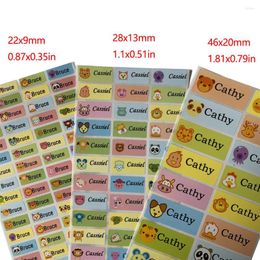Gift Wrap Personalized Girl Name Sticker Customize Decal Stickers Waterproof Labels For Children Scrapbook School Stationery Tags