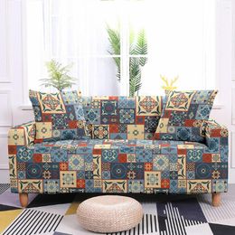 Chair Covers Geometric Pattern Elastic Sofa Living Room Stretch Skate Cover Set Furniture