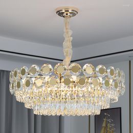 Chandeliers Modern Crystal Chandelier For Art Decor Living Room Bedroom Model Dinning Luxury Hanging Light Lustre Golden Indoor Lamp