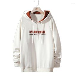 Men's Hoodies Zhijing Plus Size Loose Long Sleeve Round Neck Pullover Hoodie Mens Streetwear