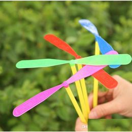 Led Flying Toys Novelty Classic Plastic Bamboo Dragonfly Propeller Outdoor Sport Toy Kids Children Gift Mticolor Random Color Drop D Dhlab