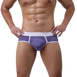 Underpants Sexy Mens Briefs Underwear Big U Bulge Pouch Panties Breathable Men Mid-waist Comfortable Lingerie Triangle