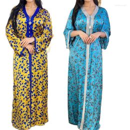 Ethnic Clothing Ramadan Eid Mubarak Hijab Dress For Women Modest Muslim Jalabiya Dubai Abaya Turkey Arabic Moroccan Kaftan Islamic 2023