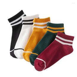 Women Socks 10 Pairs/Lot Spring Summer Ankle Wholesale Line Short Colour Casual Sport Colleage Lingerie