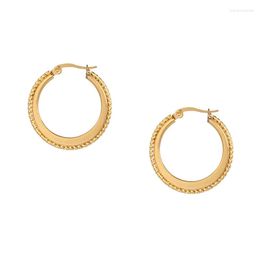 Hoop Earrings Design Titanium Steel Small Hoops Sets Long Gold Colour Chain Women's Set Korean Fashion Jewellery Gift Accessories