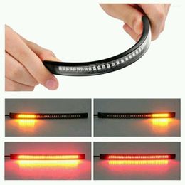 Strings Waterproof Super Bright Flexible Strip Light Decoration 48 LED Signal Universal For Auto Car Motorcycle Truck