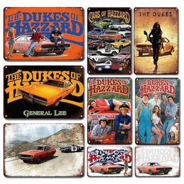 Classic Film Poster Metal Plaque Tin Sign Vintage Car Stickers Metal Plate Signs Retro Garage Man Cave Home Decor Accessories 30X20cm W03