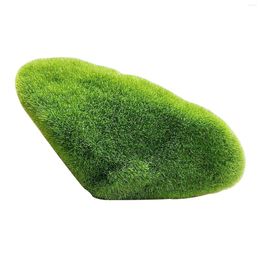 Decorative Flowers Artificial Moss Rock Fake Green Covered Stone For DIY Craft