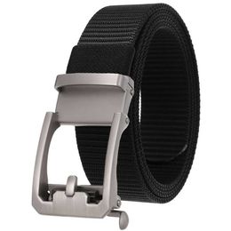 Celrões de nylon de cinturões Cinturão de catraca sem orifícios Correia utilitária da web completa para homens com correia automática de fivela z0228