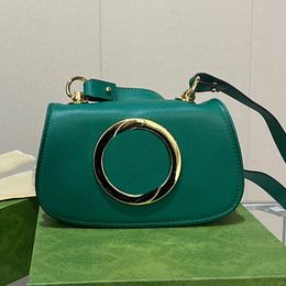 Designer Bag Genuine Leather Crossbody Bags Ladies Purse Fashion Plain Single Shoulder Handbags Green Tote Bag Luxury Brand Women Shopping Beach Duffle Handbag