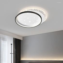 Ceiling Lights Modern Lamp For El Indoor Bedroom Plaster Led Slim Light Round Arabic Dining Room