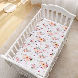 Bedding Sets Crib Sheets Microfiber Fitted Baby Cosy Soft Solid Colour Toddler Bed For Standard And Mattresses 2 Pack rty 230301