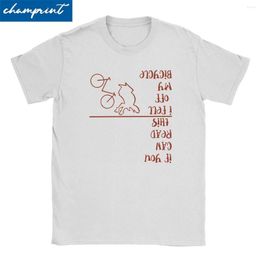 Men's T Shirts I Fell Of My Bicycle Shirt For Men Women Cotton Vintage T-Shirt Badum La Linea Lineman Cartoon Tees Plus Size Clothes