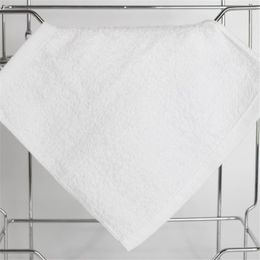 Towel 1PC Cotton Gauze Muslin Face Wash Cloth Handkerchiefs Pure White Small House Cleaning Clean TW239