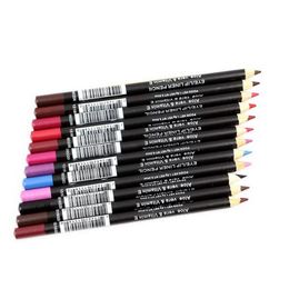 Lip Pencils Female Liner Pencil Wholesale Eye Color Crayon A Levre Aloe Vera And Vitamin E Waterproof Easy To Wear Natural Longlasti Dhju9