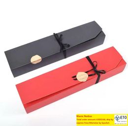 500pcs Fashion Chocolate Paper Box Black Red Party ChocolateGifts Packaging Boxes For Valentines Day Christmas Birthday Supplies