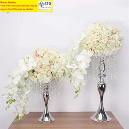 Curstom30 35cm cherry orchid rose artificial flower ball decor for party wedding backdrop table Centrepieces silk flower