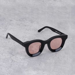 Fashion Versatile classic black and white Sunglasses Brand Designer retro for Men Hip-hop Style Sun Glasses 1MYCD