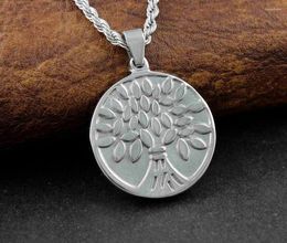 Pendant Necklaces Celtic Viking Jewelry Tree Of Life Medal Necklace Gift Packed