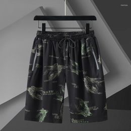 Mens Shorts Kedatangan Baru Fahsion Celana Pendek Musim Panas Super Besar Kasual Pinggang Elastis Pria Ukuran Plus 3xl 4xl 5xl 6xl 7xl 8xl