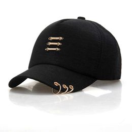 Ball Caps 2017 Brand Snapback caps men shaped grid Hip hop cap women's baseball caps Unisex mesh sun bone Iron ring Cool hat Z0301