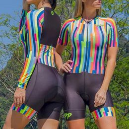 Racing Sets CICLOPP Cycling Speed Clothes Women Skating Gear Skinsuit One Piece Bodysuit Chrono Speedsuit Bike Tri Suit Bicycle Wear